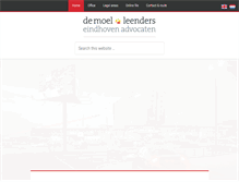 Tablet Screenshot of en.eindhovenadvocaten.nl
